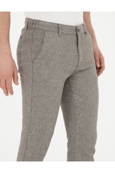 Pierre Cardin Erkaklar uchun Slim Fit zig'ir shim - 4
