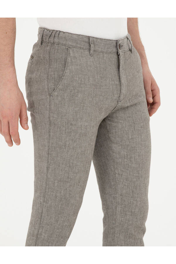 Pierre Cardin Erkaklar uchun Slim Fit zig'ir shim - 4
