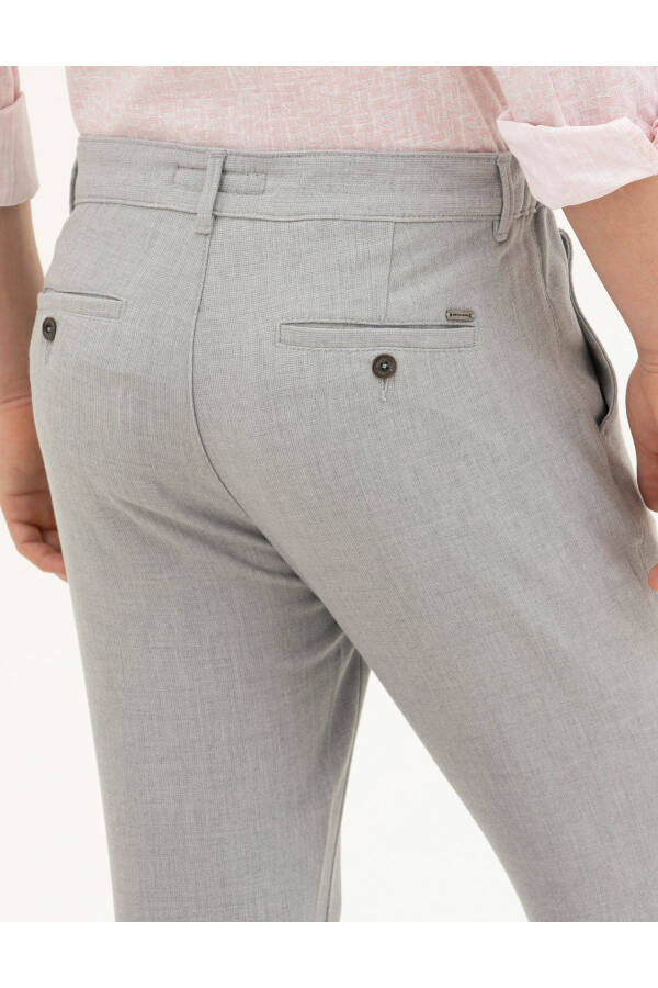 PİERRE CARDİN ERKEK CHINOS SLİM FİT KETEN PANTOLON G021SZ078.000.1844121 ROSTAN-GRİ - 7