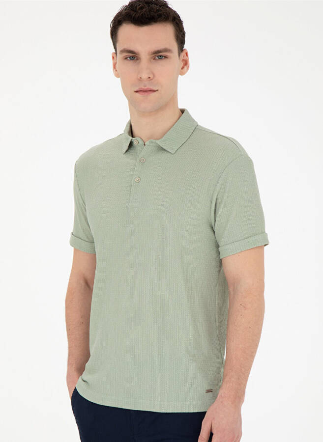 Pierre Cardin Jacquard Çağla Men's Polo T-Shirt BLAKE - 7