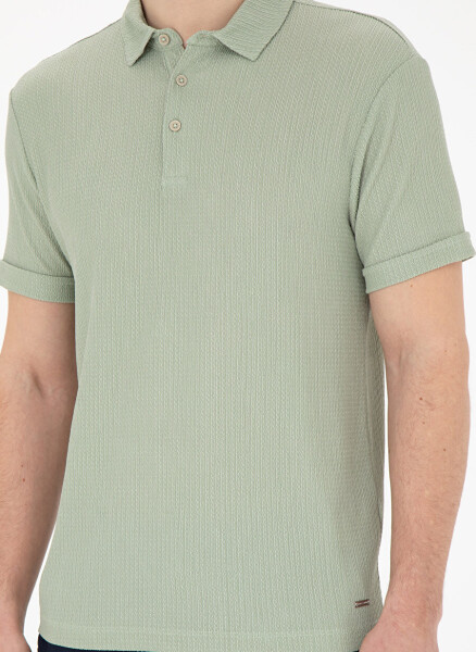 Pierre Cardin Jacquard Çağla Men's Polo T-Shirt BLAKE - 12