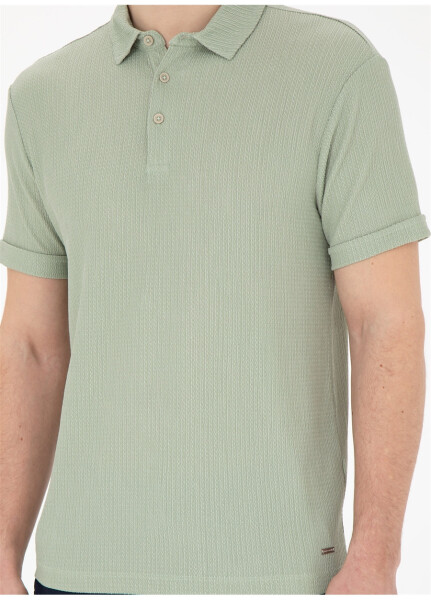 Pierre Cardin Jacquard Çağla Men's Polo T-Shirt BLAKE - 18