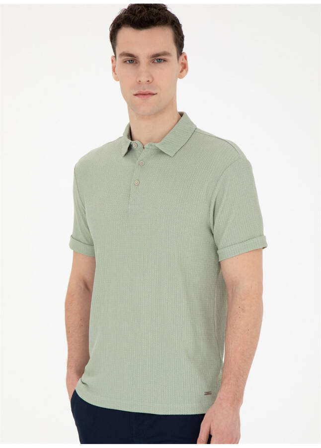 Pierre Cardin Jakarlı Çağla Erkek Polo T-Shirt BLAKE - 13