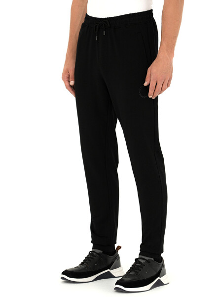 Pierre Cardin Larson Men's Black Slim Fit Sweatpants - 2