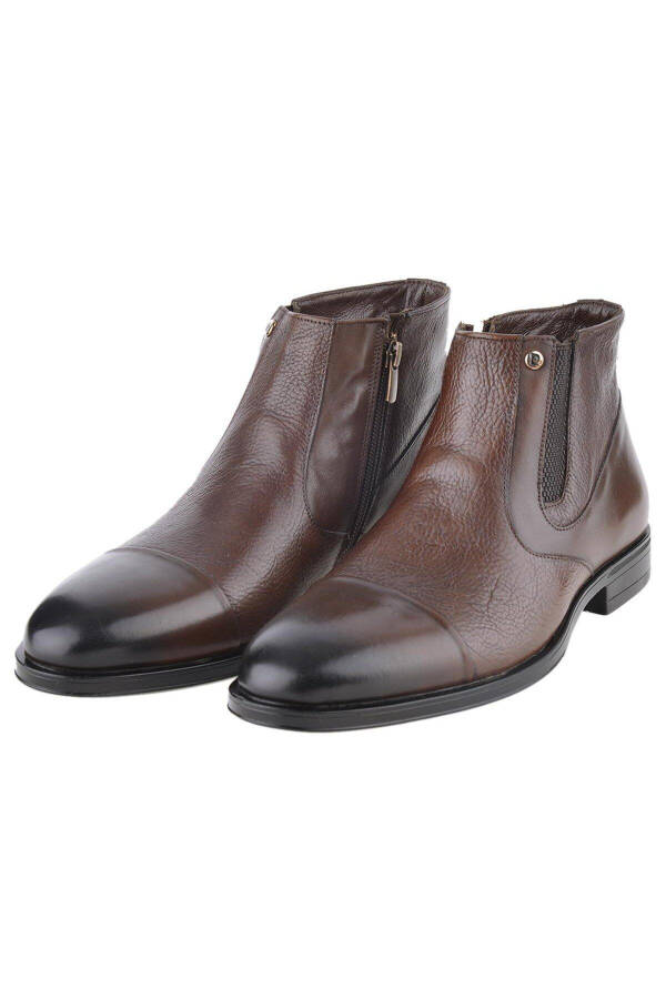 Pierre Cardin Men's Genuine Leather Boots Brown (11925251) - 5