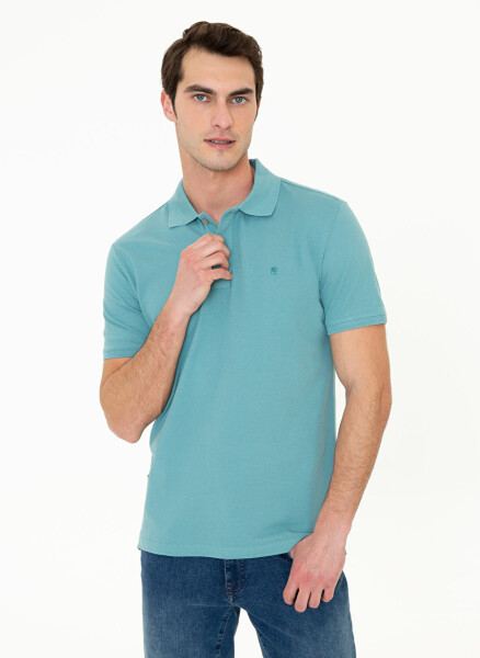 Pierre Cardin Men's Polo T-Shirt, Solid Green - 1