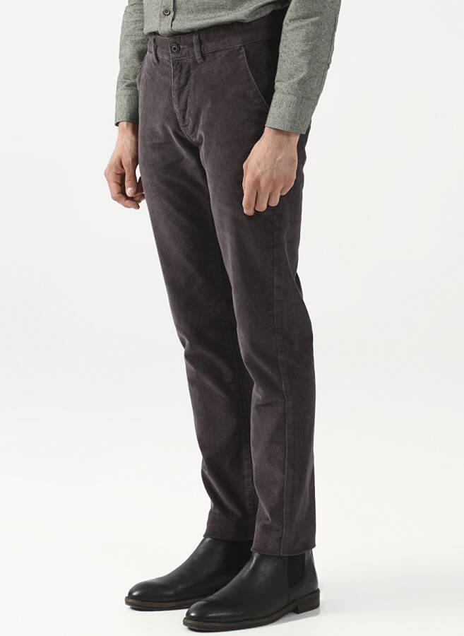 Pierre Cardin Men's Slim Fit Grey Pants - 3