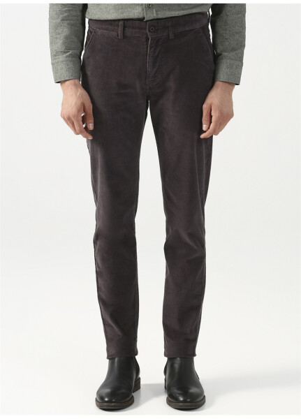 Pierre Cardin Men's Slim Fit Grey Pants - 6