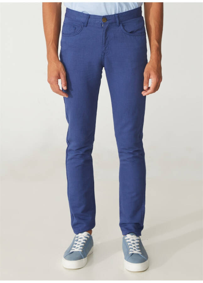 Pierre Cardin Men's Slim Fit Indigo Pants - 8