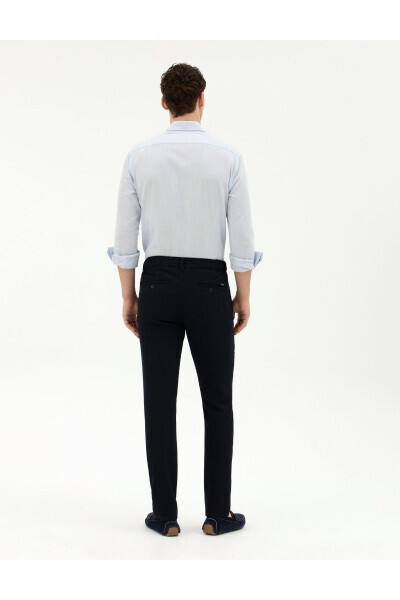 Pierre Cardin Men's Slim Fit Linen Pants - 3