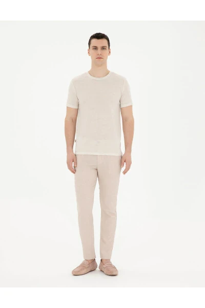 Pierre Cardin Men's Slim Fit Linen Pants - Modazone