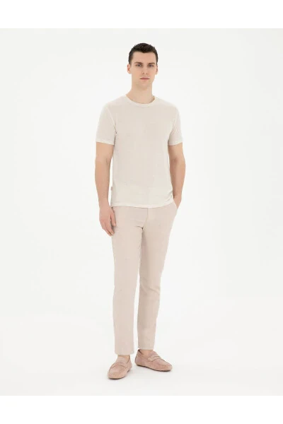 Pierre Cardin Men's Slim Fit Linen Pants - Modazone (1)