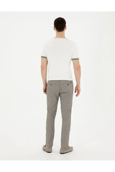 Pierre Cardin Men's Slim Fit Linen Trousers - Modazone (1)