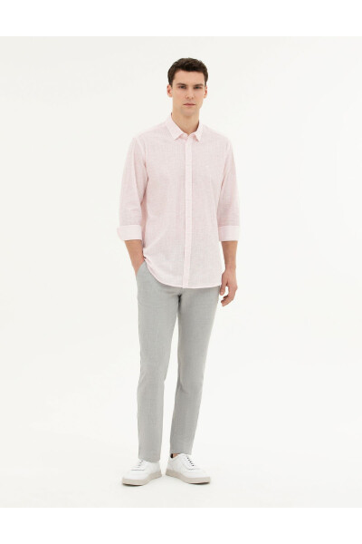 Pierre Cardin Men's Slim Fit Linen Trousers 