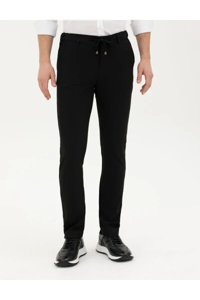 Pierre Cardin Men's Slim Fit Linen Trousers - 4