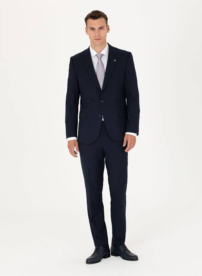 Pierre Cardin Men's Slim Fit Navy Suit - 1