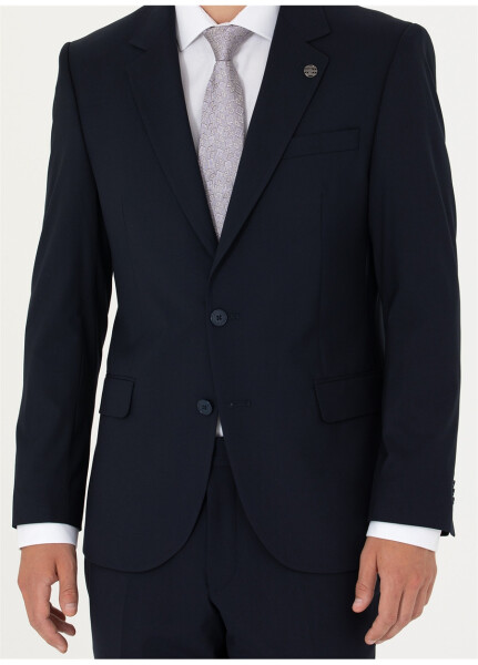 Pierre Cardin Men's Slim Fit Navy Suit - 10