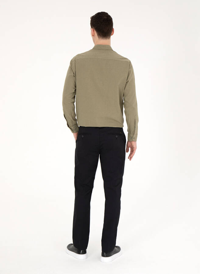 Pierre Cardin Normal Bel Normal Paça Regular Fit Siyah Erkek Pantolon RIVER - 10