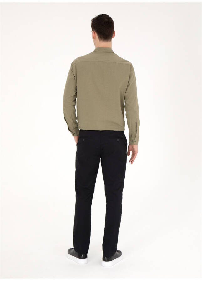 Pierre Cardin Normal Bel Normal Paça Regular Fit Siyah Erkek Pantolon RIVER - 15