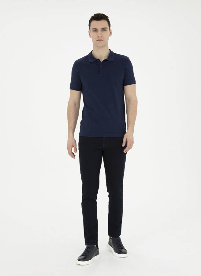 Pierre Cardin Normal Bel Normal Paça Slim Fit Koyu Lacivert Erkek Denim Pantolon VENEDIK - 11