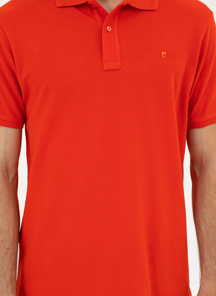 Pierre Cardin Plain Red Men's Polo T-Shirt SUNNY - 22