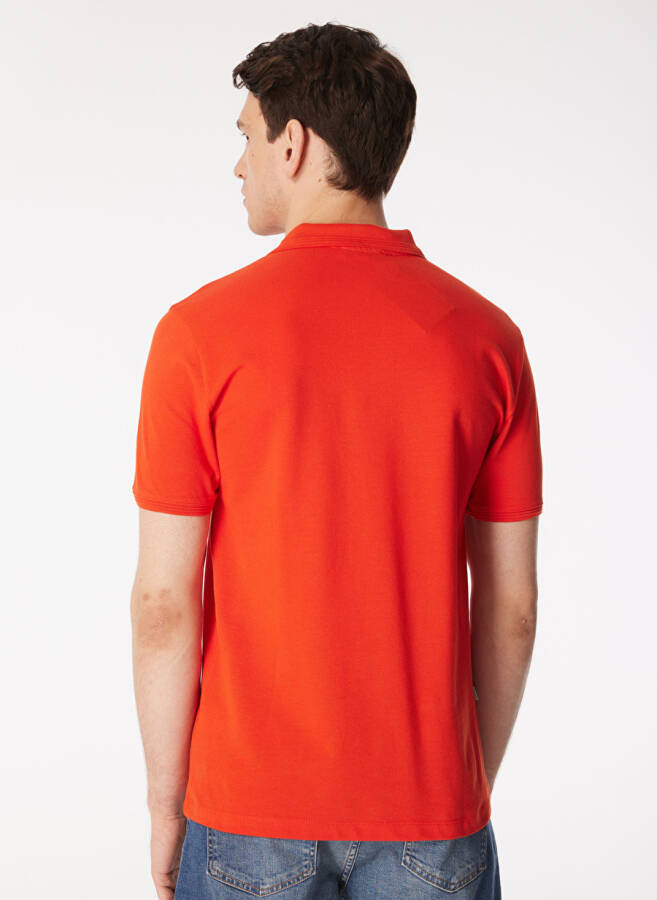 Pierre Cardin Plain Red Men's Polo T-Shirt SUNNY - 11