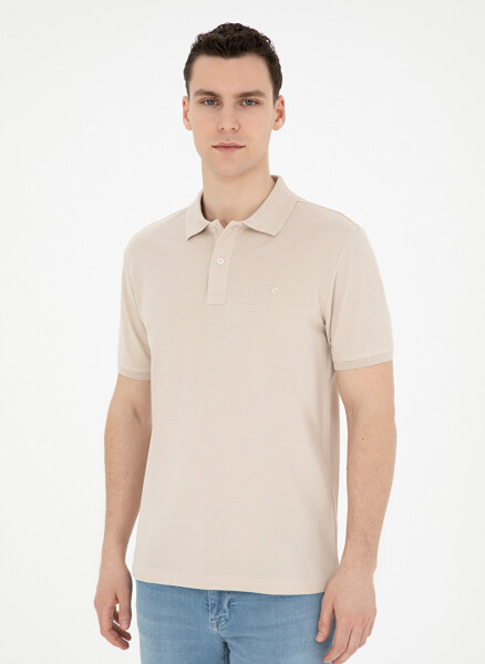 Pierre Cardin Plain Stone Men's Polo T-Shirt SUNNY - 3