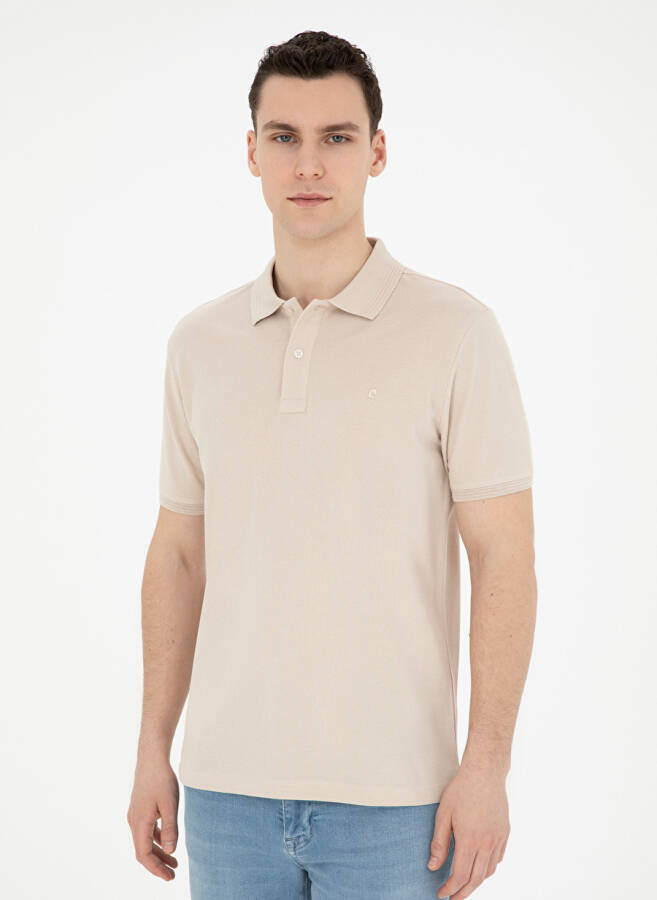 Pierre Cardin Plain Stone Men's Polo T-Shirt SUNNY - 3