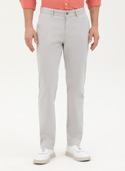 Pierre Cardin Regular Fit Light Grey Men's Pants RIVER - 2