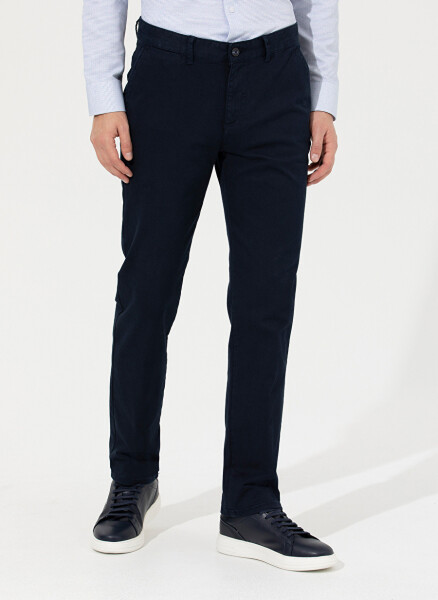 Pierre Cardin regular fit navy blue men's trousers. - 2