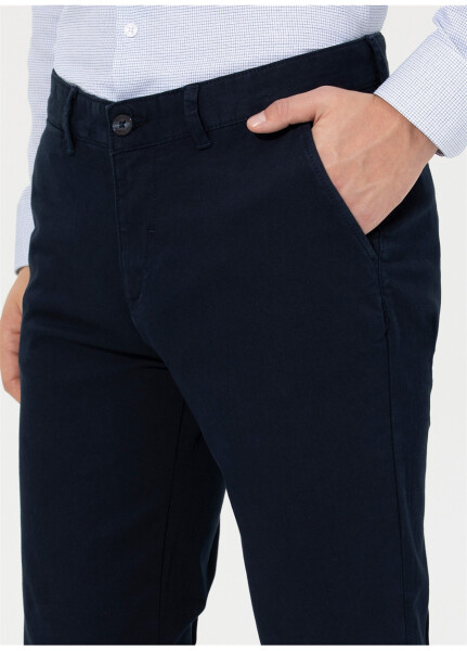 Pierre Cardin regular fit navy blue men's trousers. - 12