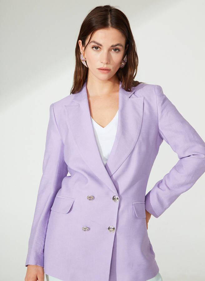 Pierre Cardin Standard Purple Women's Jacket - 3