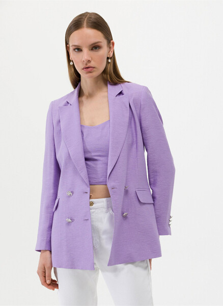 Pierre Cardin Standard Purple Women's Jacket - 6