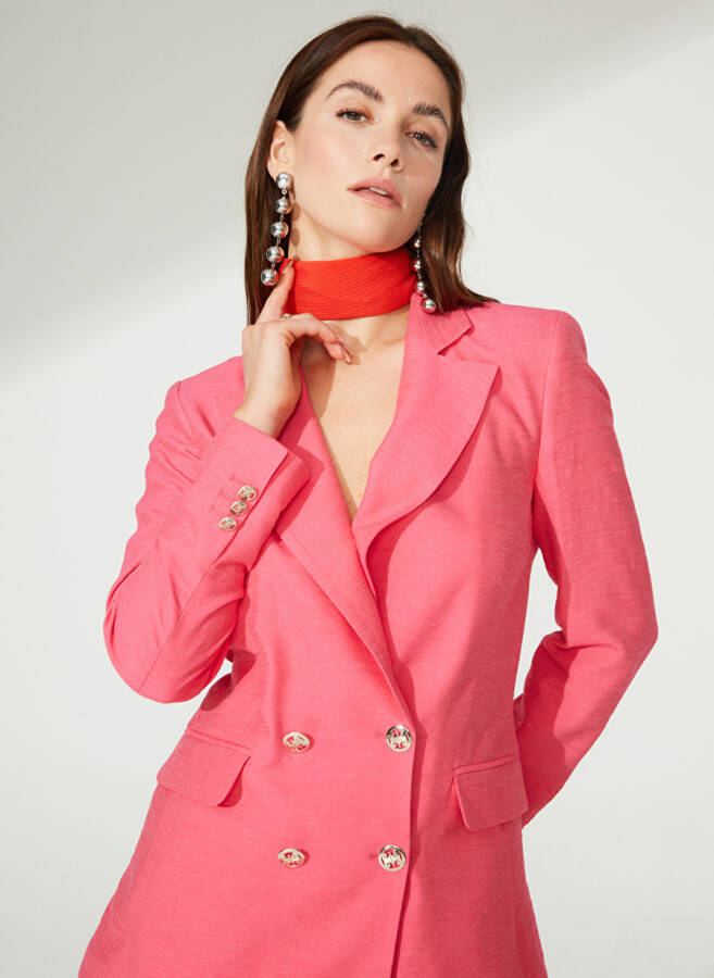 Pierre Cardin Standart Pembe Kadın Ceket - 3