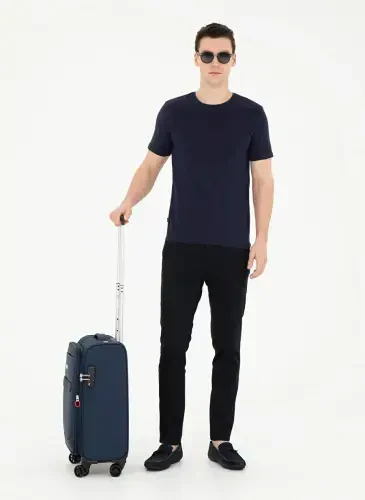 Pierre Cardin Velosiped Yoqasi Tekis To'q ko'k Erkaklar Futbolkasi BIVIO - 4