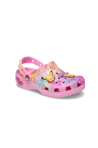 Pikachu Pink Cls Clg K Çocuk Terliği 211229-90HÇok Renkli - C0GC-12 - CROCS (1)