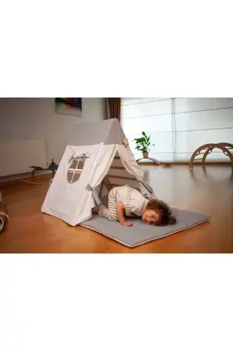 Pikler Triangle | Triangle Play Tent & Play Mat | Tent & Mat for Triangle | Triangle & Tent & Mat - 4