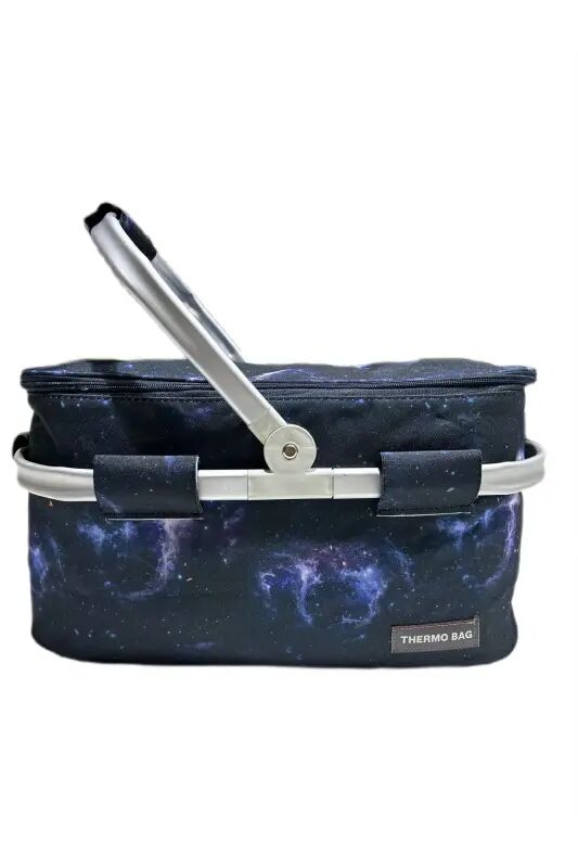 Piknik Çantası - Piknik Sepeti - Galaxy Desenli - Genel Markalar