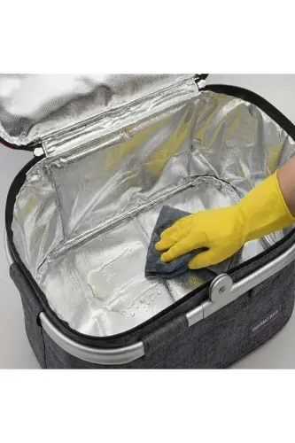 Piknik Çantası - Piknik Sepeti-GRİ - 6