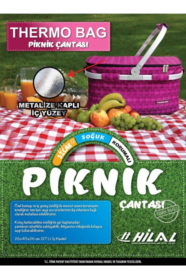 Piknik sumkasi - Piknik savati - 3