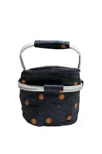 Piknik sumkasi - Piknik savati - Basketbol naqshli - 3