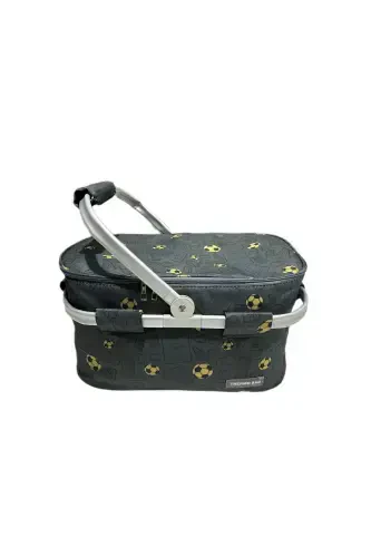 Piknik sumkasi - Piknik savati - Futbol naqshli - THERMO BAG (1)