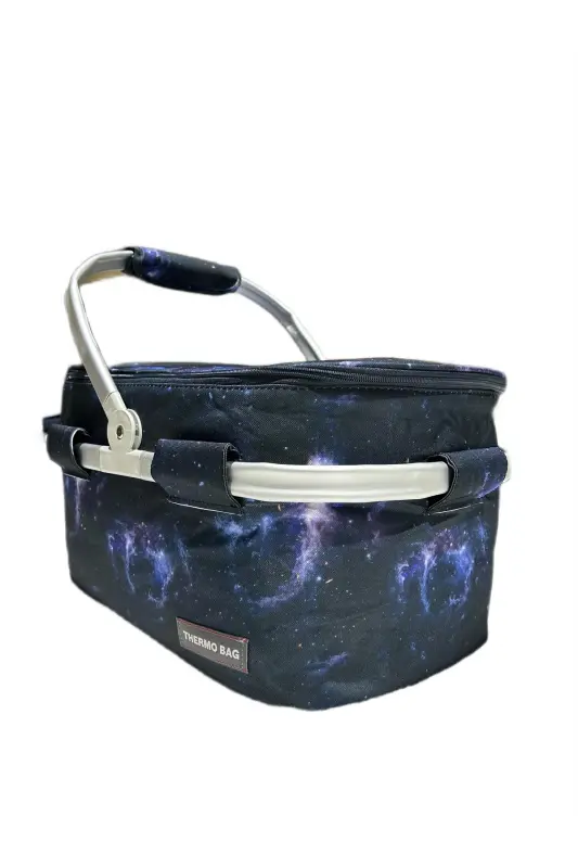 Piknik sumkasi - Piknik savati - Galaxy naqshli - 3