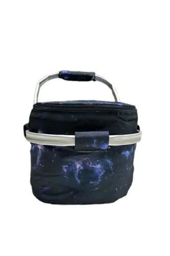 Piknik sumkasi - Piknik savati - Galaxy naqshli - 4