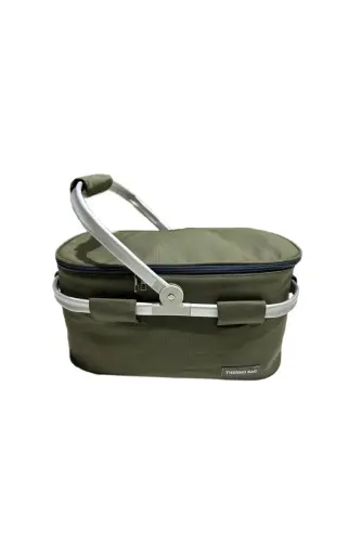 Piknik sumkasi - Piknik savati - To'q yashil - THERMO BAG (1)
