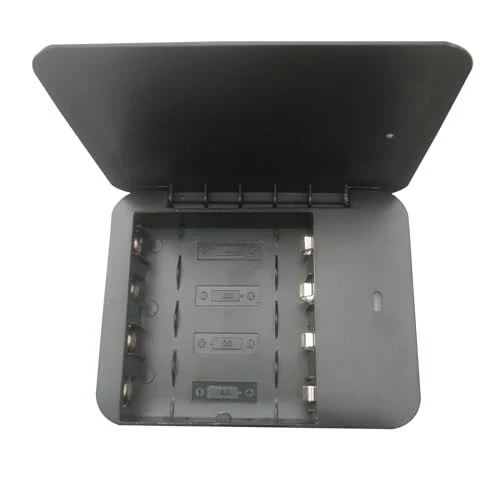 Battery Operated Phone Charger Emergency|USB Battery Powered Power Bank Portable 4 AA Batteries Powered Outlet (Black) - 8