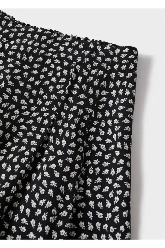 Pilili Mini Etek-Siyah - 8