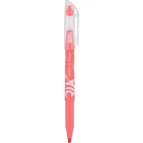 Pilot FriXion Light Pastel Erasable Highlighters, Chisel Tip, Pack of 14, Assorted Colors - Ideal for School, Journaling, and Office Use - 4
