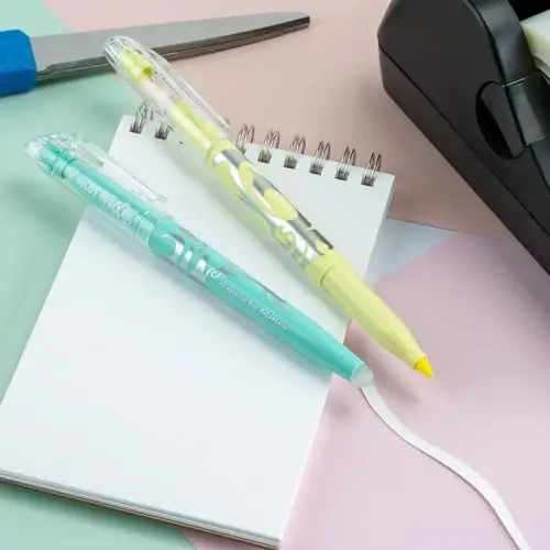 Pilot FriXion Light Pastel o'chiriladigan markerlari, keski uchi, turli xil ranglar, 2 dona - 2