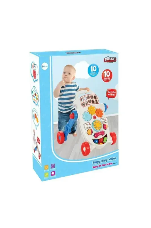 Pilsan Happy First Steps Walker - Blue 07-539 - 1